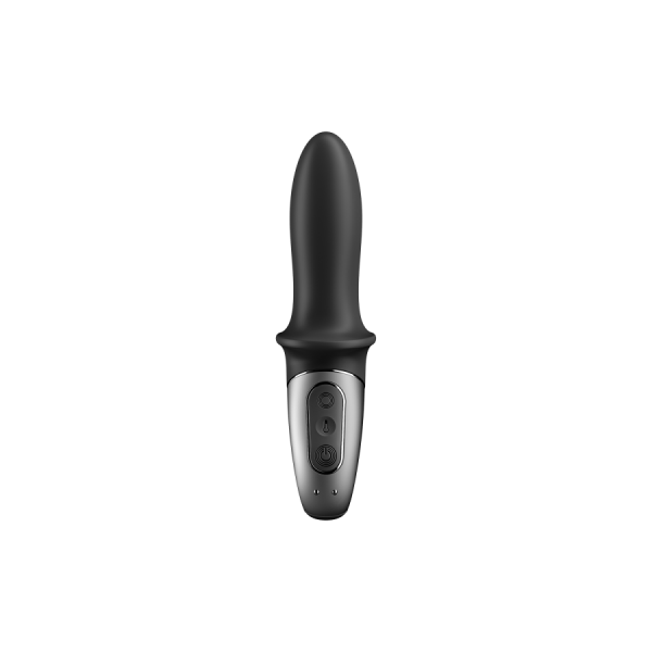 Vibromasseur noir USB, chauffant et connecté Hot Passion Satisfyer 